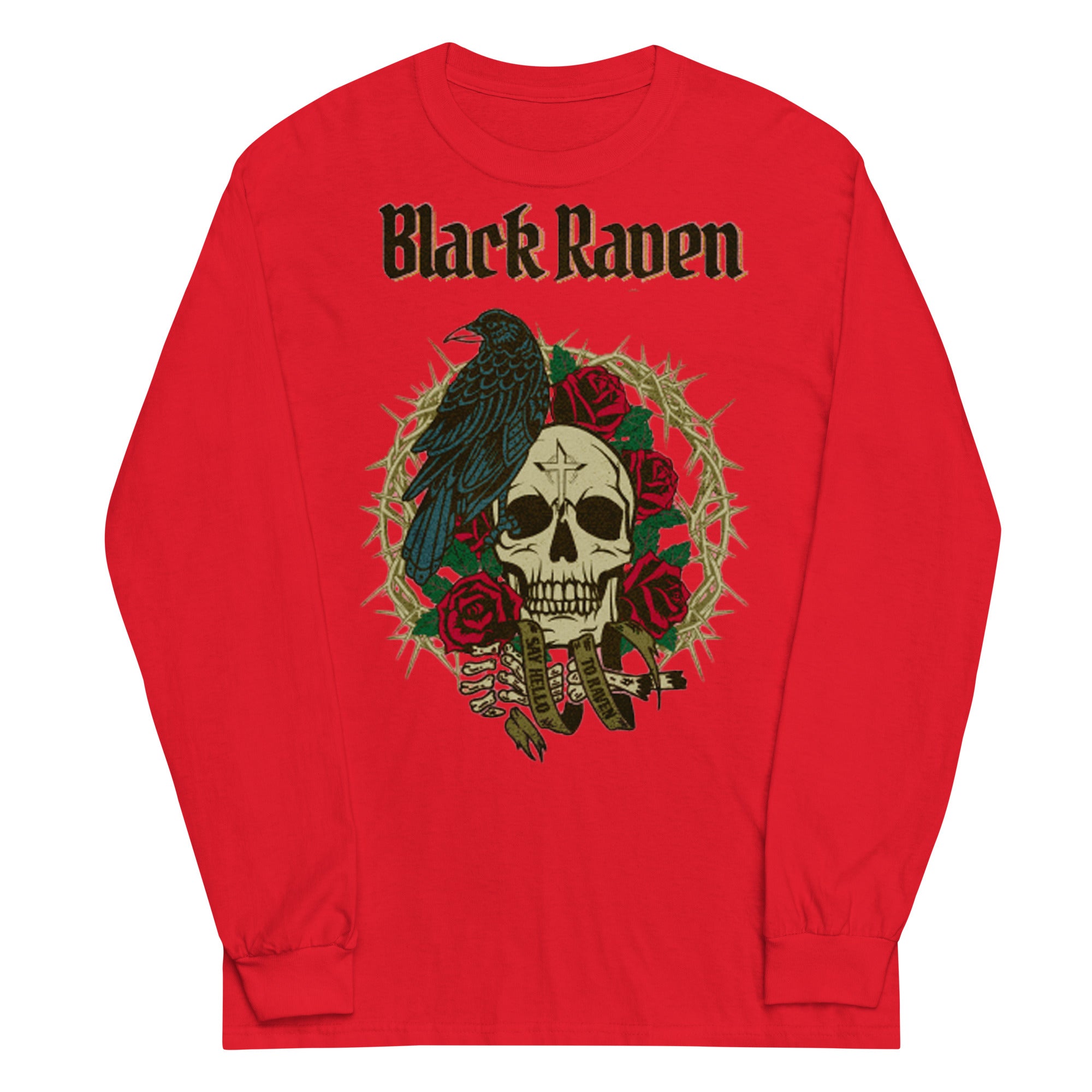 Black Raven Men's Long Sleeve Shirt