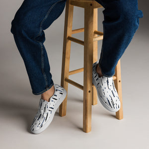 Pixel Pace Men's slip-on canvas shoes