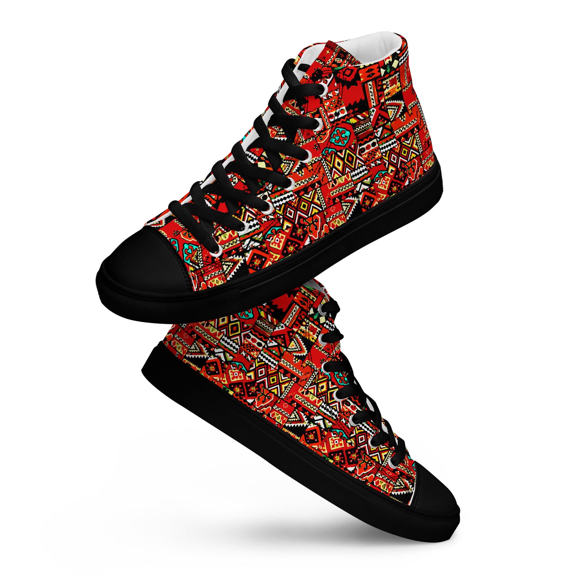 Ethnic Women’s high top canvas shoes