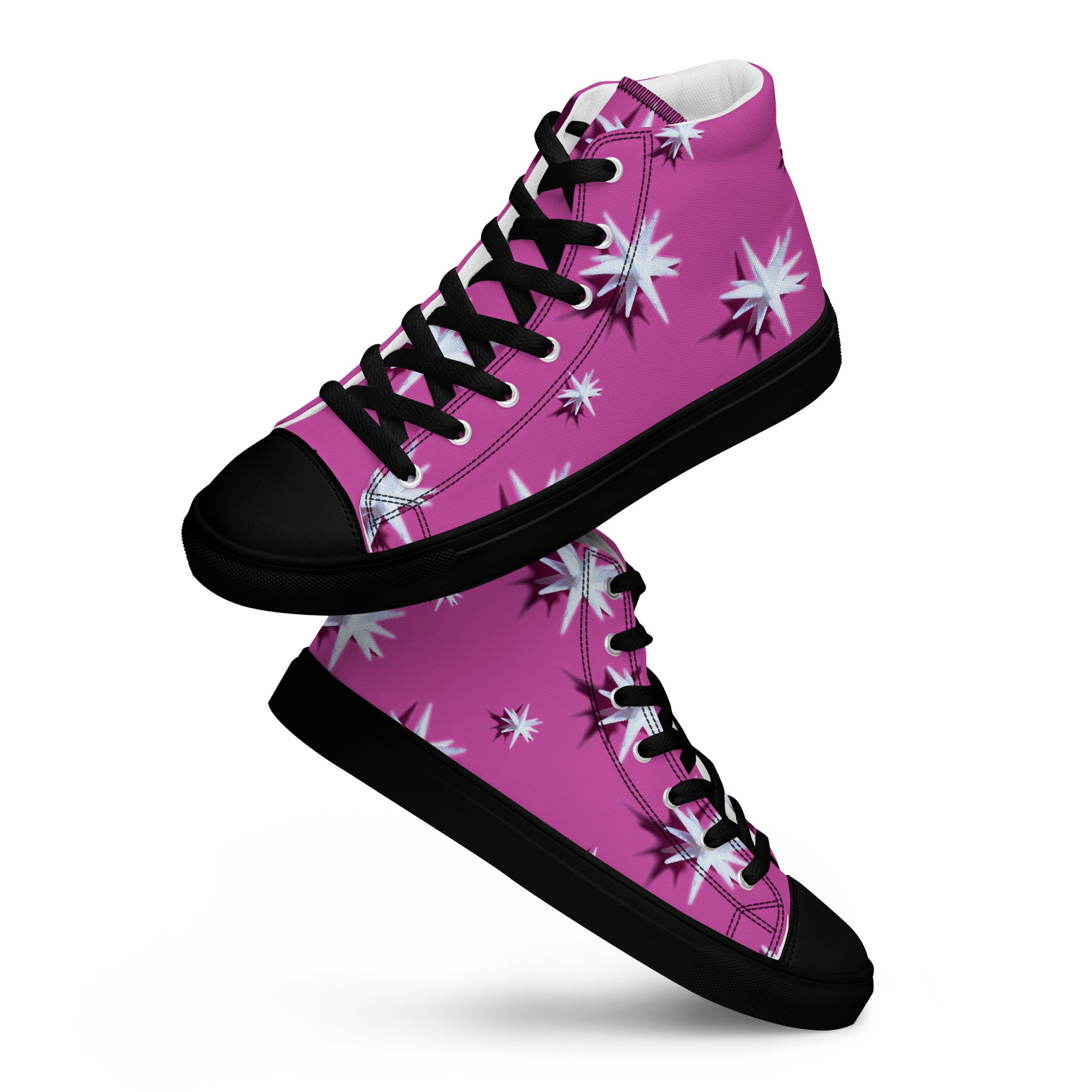Frosty Flurry Women’s high top canvas shoes
