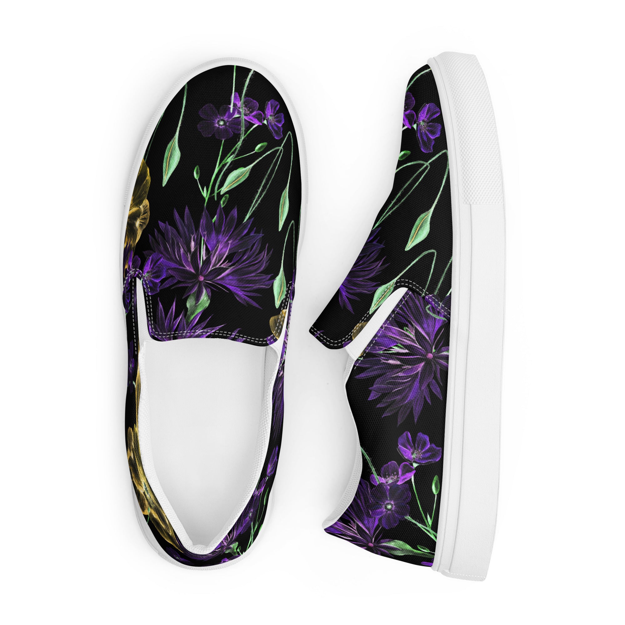 Corn flower Women's slip-on canvas shoes